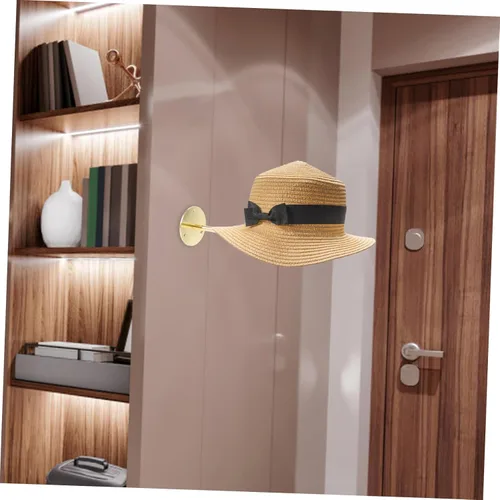 Miniatura 6 de Amosfun 4 unids sombrero Rack Cap para hombres sombreros para hombres Perchero de madera perchero sombrero estante de exhibición sombrero estante