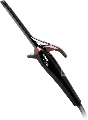 Miniatura 8 de TAIFF Curves - Rizador profesional de titanio negro – Rizador de pelo de alto rendimiento y rizadora para cabello con doble voltaje Temperatura
