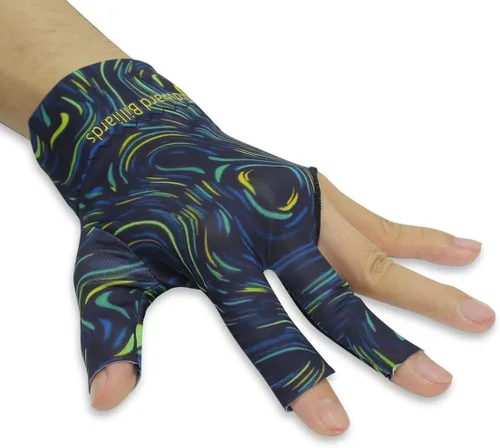 Miniatura 18 de Scott Edward Guantes de billar 10 piezas/set 3 dedos abiertos Guantes de billar Guantes de taco de piscina Spandex para mano izquierda o derecha