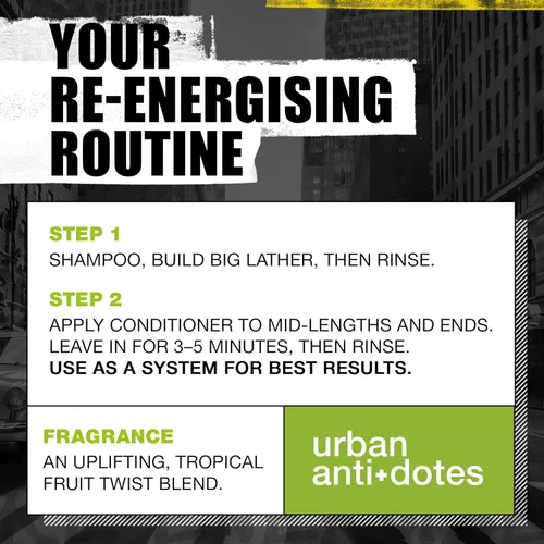 Miniatura 7 de Champú y acondicionador diario reenergizante Urban Antidotes de Bed Head por TIGI 25.36 fl oz, 2