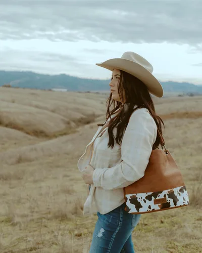 Miniatura 78 de Wrangler Hobo - Bolsas para mujer de cuero vegano con asa superior, bolsos de hombro y bolsos