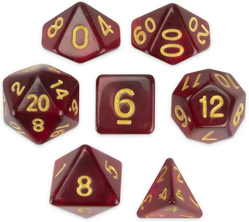 Miniatura 12 de Brybelly Juego de 7 dados poliédricos Series III Wiz - Edición más reciente