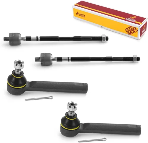 Miniatura 202 de Metrix Premium Chassis Parts - Juego de 4 barras de acoplamiento interior y exterior para Audi A3 15-16, Seat Leon 06-20 (México), 09-17 Volkswagen