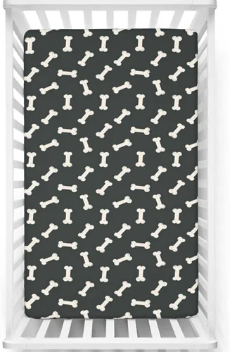Miniatura 17 de Sábanas bajeras ajustables con temática de vaca, sábanas portátiles para minicuna de material ultra suave, sábana para colchón de cuna o sábana