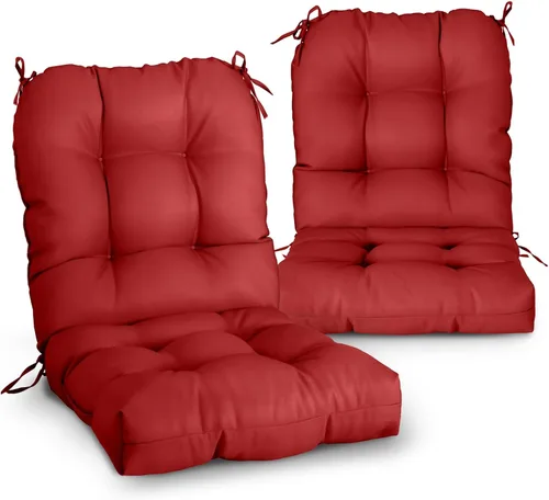 Miniatura 36 de EAGLE PEAK Cojín Acolchado para Silla de Exterior/Interior para Asiento/Respaldo, Juego de 1, 42'' x 21'', Azul Claro
