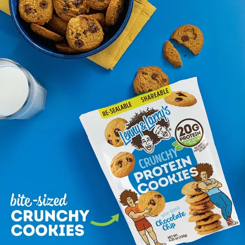 Miniatura 4 de Lenny & Larry's The Complete Cookie Snack Size - Pastel de cumpleaños, horneado suave, 0.31 onzas de proteína vegetal, vegano, sin OMG, galleta de 2