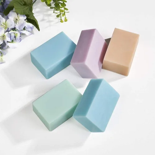 Miniatura 7 de Molde de jabón de silicona rectangular grueso de 4 onzas, molde de jabón de 12 barras para hacer jabón, grueso y duradero con lados planos y líneas