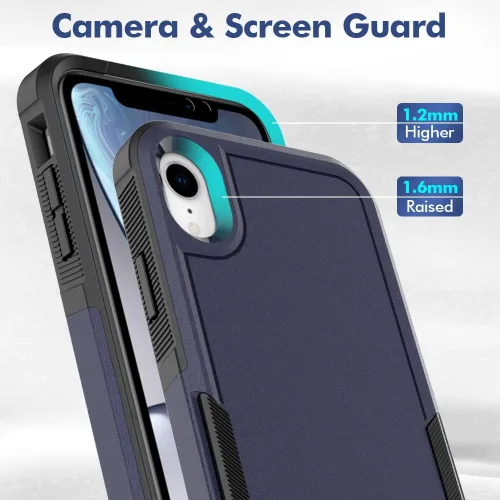 Miniatura 344 de Jeylly Funda para iPhone SE/Funda para iPhone 5S, Exterior de Plástico Duro que Absorbe Golpes + Interior de Silicona de Goma Defensor contra