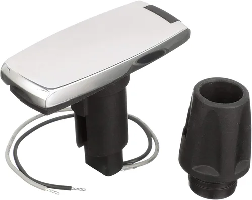 Miniatura 5 de attwood 910V2SS-7 LightArmor™ 910V Series Rectangle Plug-in Light Base — for All-Around Pole Light, 2-Pin, Black Stainless Cover (Pack of 3)