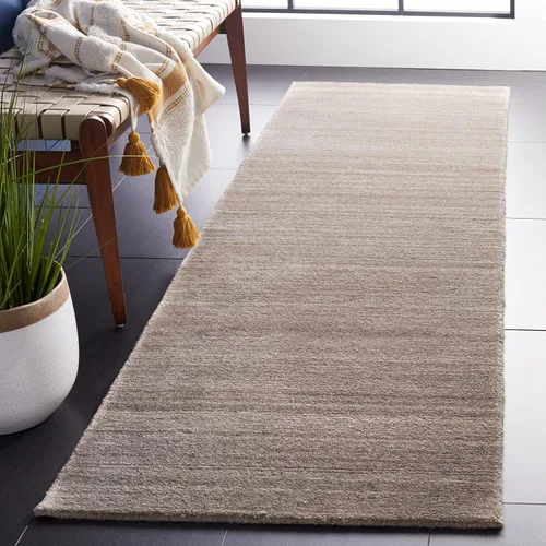 Miniatura 23 de SAFAVIEH Himalaya Collection - Alfombra decorativa, 3 x 5 pies, carbón, lana hecha a mano, ideal para zonas de alto tráfico en entrada, sala