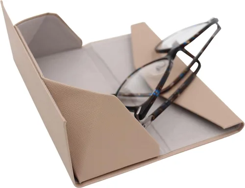 Miniatura 5 de Real Sic Funda para lentes de sol para hombres y mujeres, soporte magnético plegable para lentes de sol, inspirado en el color sólido