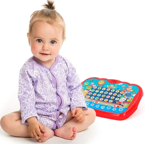 Miniatura 3 de Tableta de aprendizaje para niños pequeños de 1 a 3 años, juguete educativo ABC para aprender alfabeto, número, música y palabras, juego electrónico