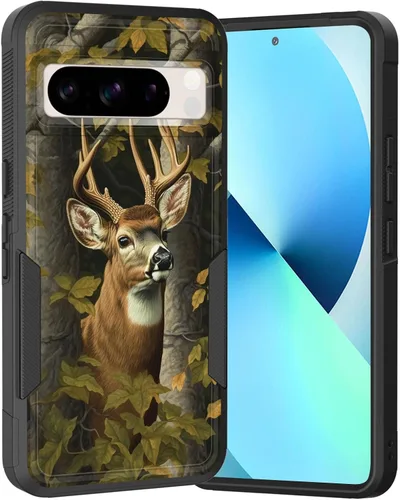 Miniatura 10 de Funda para Pixel 6A, Híbrida de Doble Capa de Servicio Pesado Resistente a Prueba de Golpes PC Duro + Funda Protectora de Silicona Suave para Google