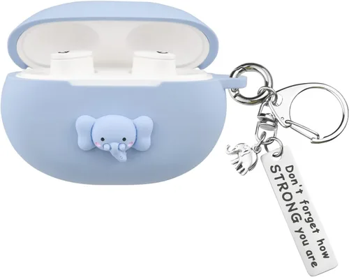 Miniatura 8 de Wonhibo Bonita funda para auriculares Beats Studio Buds, funda protectora de silicona compatible con auriculares Beats Studio (gato)