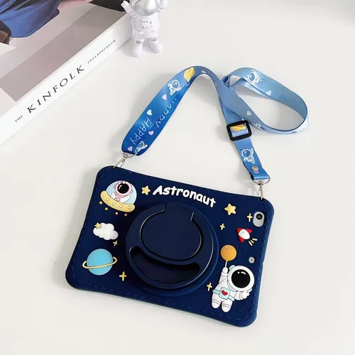 Miniatura 3 de Funda para tablet Samsung Galaxy Tab S6 Lite de 10.4 pulgadas 2022/2020 (SM-P610/P613/P615/P619) con soporte giratorio de 360°, agarre