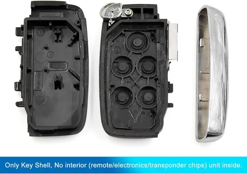 Miniatura 4 de uxcell Funda de repuesto para llave de coche KOBJTF10A para Range Rover Discovery 4 negro 5 botones