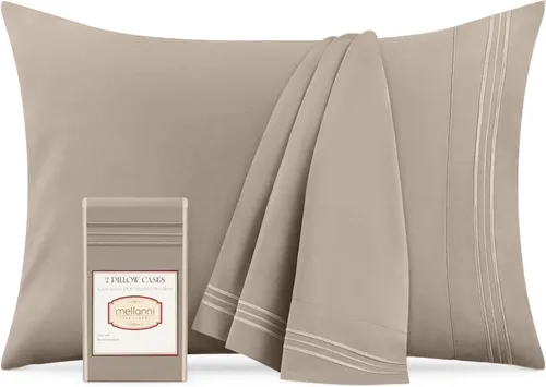 Miniatura 17 de Mellanni Fundas de almohada – Fundas de almohada lujosas, extrasuaves, refrescantes – 2 fundas de almohada de la colección Iconic – Cierre de sobre