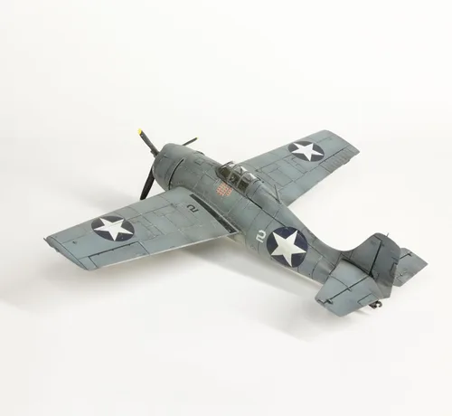 Miniatura 3 de Fighter 3D Puzzles Kits de modelos de plástico, escala 1/48 F4F-4 modelo Wildcat Fighter, juguetes para adultos y regalo, 19.6 x 13.9 pulgadas