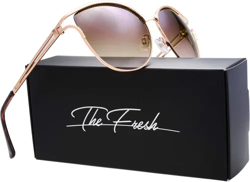 Miniatura 2 de The Fresh Classic - Elegantes lentes de sol de cristal para mujer con diseño de belleza en caja de regalo