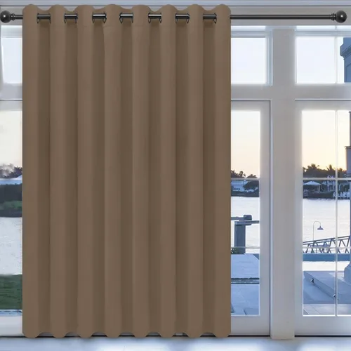 Miniatura 90 de Easy-Going - Cortinas opacas para dormitorio, aislamiento térmico sólido con ojales, cortinas de ventana para reducción de ruido, cortinas