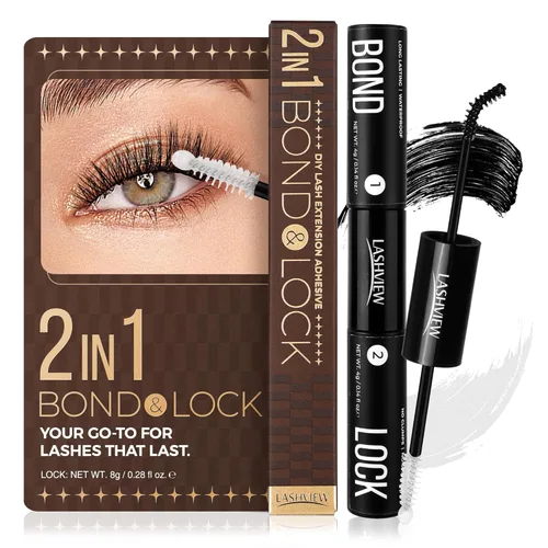 Miniatura 12 de LASHVIEW Sellador de pestañas para extensión de pestañas, sellador de pestañas, acelerador de pegamento, súper sellador de mayor retención, baja