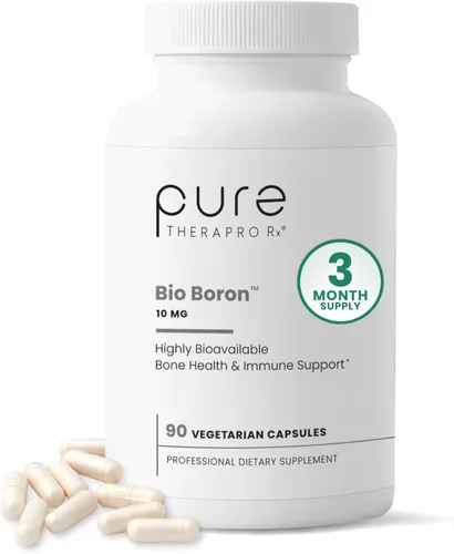 Miniatura 10 de Pure TheraPro Rx Bio Boron - Boro de glicina bororgánica para hombres y mujeres – Fórmula premium para la salud ósea, flexibilidad