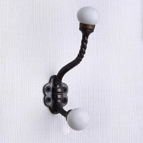 Miniatura 36 de Indian Shelf Ganchos de pared para colgar abrigos, ganchos de pared bohemios negros Perchero de pared Ganchos para colgar toallas Ganchos