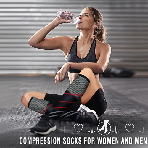 Miniatura 204 de 6 Pack Copper Compression Socks for Women and Men Circulation-Best Support for Medical, Running,Nursing,Athletic