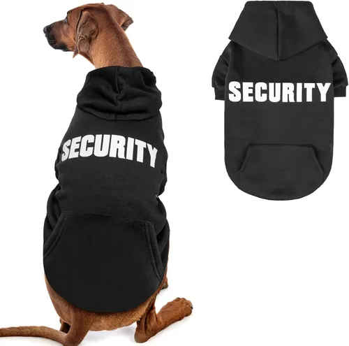 Miniatura 10 de EXPAWLORER Sudadera con capucha para perro, suave y cálida con agujero para correa, disfraz de Halloween para perros de invierno y otoño, ropa