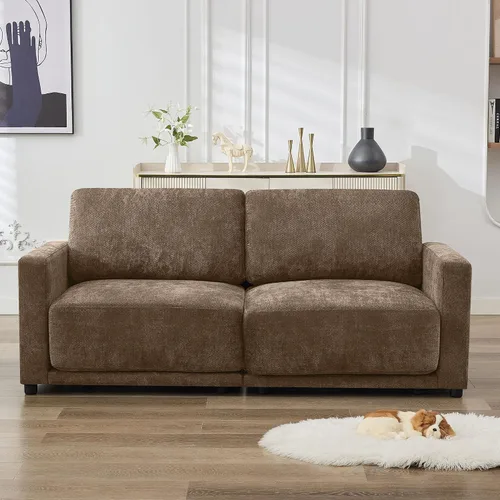 Miniatura 12 de Sofá modular en forma de U de 143.8 pulgadas, sofá de nube seccional de gran tamaño, sofás de asiento profundo de 6 plazas con 2 otomanas móviles