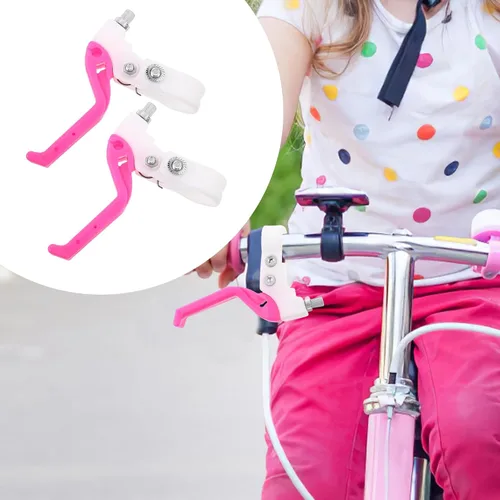 Miniatura 3 de VICASKY Manilla de palanca de freno de bicicleta para niños, palancas de ciclismo para niños, accesorios de repuesto universal aleación de aluminio