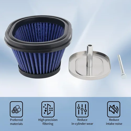 Miniatura 4 de Filtro de aire de motocicleta y filtro de aceite y bujía de repuesto para Yamaha YFM250R Raptor 250 2008-2013 2XJ-14451-00-00 5D3-13440-00-00