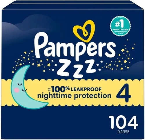 Miniatura 19 de Pampers ZZZ Pañales Nocturnos, Talla 7 (41+ libras), 36 Unidades, Protección Nocturna Pañales Desechables para Bebé, Protección Nocturna contra