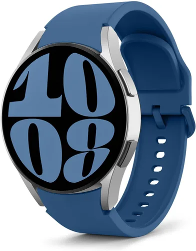 Miniatura 17 de MoKo Correa sin huecos compatible con Samsung Galaxy Watch 7 6 5 4 FE Band 40mm 44mm/Watch 5 Pro 45mm/6 4 Classic 43mm 47mm 42mm 46mm, correa Azul