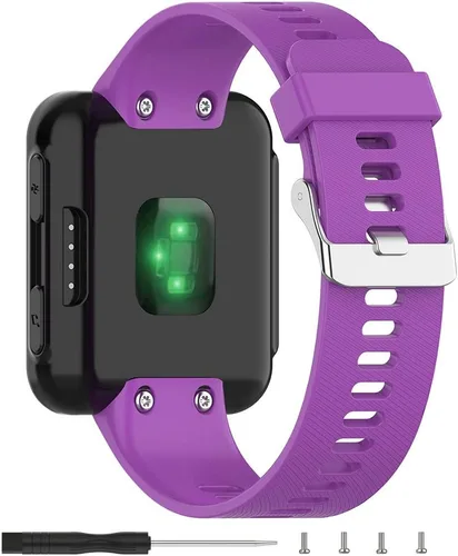 Miniatura 9 de Compatible con la correa Garmin Forerunner 35, bandas de repuesto de silicona Solf para reloj Garmin Forerunner 35