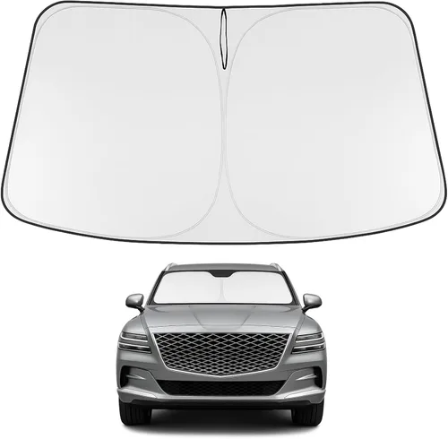 Miniatura 36 de Proadsy Parasol para parabrisas actualizado 2025, ajuste personalizado Dodge RAM 1500 2Dr 2019-2024 2025, 4 capas, plegable, protector de parasol