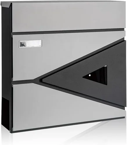 Miniatura 9 de Ydocabinit Buzón de Montaje en Pared, Buzón con Cerradura de Gran Capacidad para Exteriores, Cubierta de Acero Galvanizado y Buzón de Metal a Prueba