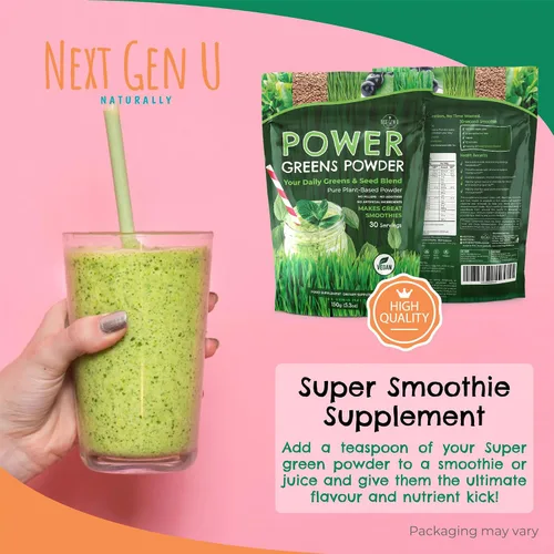 Miniatura 3 de NextGenU - Polvo Super Greens - 5.29 oz - Apoyo inmunológico - Complemento alimenticio - Verdes superalimentos - Mezcla de batidos para batidos