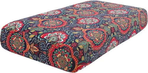 Miniatura 23 de hyha Fundas de cojín estampadas para sofá al aire libre, fundas florales lavables para muebles de patio, exteriores, funda de repuesto para asiento
