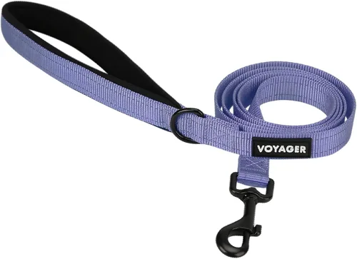 Miniatura 32 de Best Pet Supplies Correa reflectante Voyager para perros con mango de neopreno, para razas pequeñas, medianas y grandes, bonita y resistente