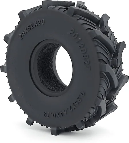 Miniatura 2 de MOHERO - 4 neumáticos de goma para terreno de barro suave de 1.0 pulgadas, neumáticos de rueda 1.0 para 1/24 Axial SCX24 Bronco Gladiator Deadbolt