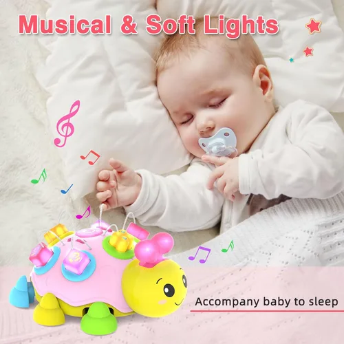 Miniatura 6 de Juguetes de gateo para bebés de 6-12 meses, juguete musical de mariquita gateadora para bebés de 0-3-6 7 8 9 10 12-18 meses, juguetes educativos