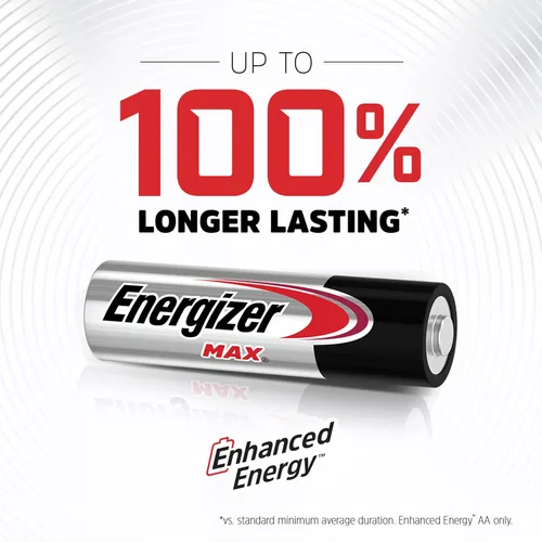 Miniatura 2 de Energizer MAX - Pilas AA (paquete de 16), pilas alcalinas doble A