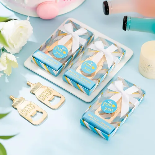 Miniatura 5 de 24 abridores de biberones favoritos para baby shower, regalos, decoraciones o cajas de regalo de recuerdo para invitados, diseño Poppin para niños