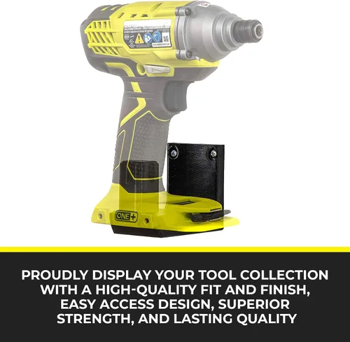 Miniatura 7 de Spartan Mounts Soporte de herramienta para herramientas eléctricas Ryobi (DERECHA) Gancho de almacenamiento para exhibición de pared Práctico