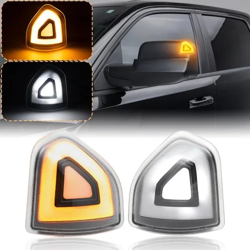 Miniatura 9 de Luces LED de Señal de Giro para Espejo Lateral Compatible con Ram 1500 2010-2023/para Ram 1500 Classic 2019-2022/para Ram 2500 2010-2018/para Ram