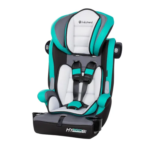 Baby Trend Hybrid SI 3 en 1 Asiento elevador combinado para coche con protección contra impactos laterales, Hoboken Teal