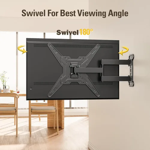 Miniatura 3 de Mounting Dream Soporte de pared para monitor para la mayoría de televisores y monitores de 10 a 26 pulgadas, soporte de pared VESA pequeño