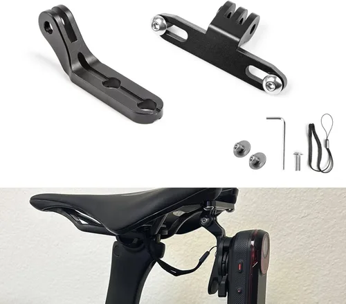 Miniatura 12 de Xotic Tech - Abrazadera para sillín de bicicleta compatible con Garmin Varia RCT715 Combo de montaje de luz trasera, ajuste universal, tipo B