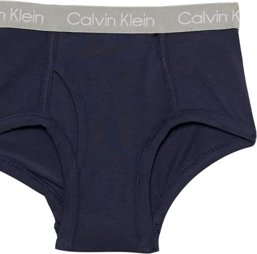 Miniatura 2 de Calvin Klein Boys' Little Modern Cotton Assorted Briefs Underwear 3 Pack